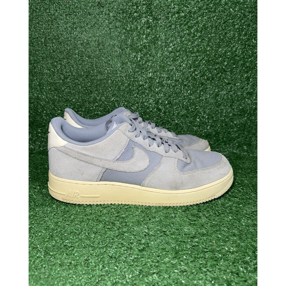Nike Air Force 1 '07 Low Mens Size 13 Blue White Comfort Shoes Walking Sneakers